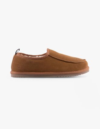 Hush Puppies Mens Hush Puppies CHARLES Mens Slippers Tan - Brown - Size: 12