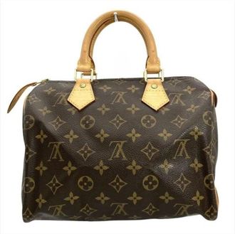 Louis Vuitton Pre-owned Vintage Monogram Canvas Handbag - Dames - Vintage Handtas - Bruin - ONE Size - Vintage