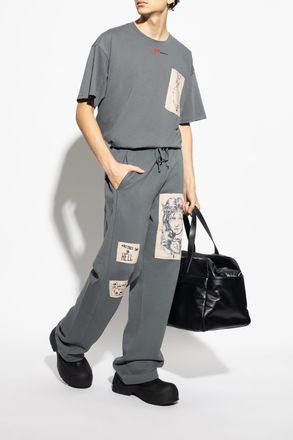 Diesel Diesel X Damiano DAVID, Mens, Grey