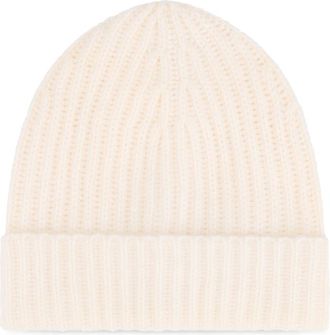 Malo Geribbelde Kasjmier Muts - Heren - Hoeden - Beige - ONE Size - Kasjmier - Accessoires