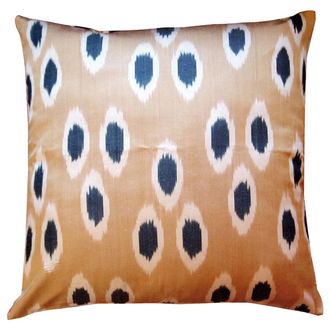 Les-Ottomans Silk Ikat Cushion