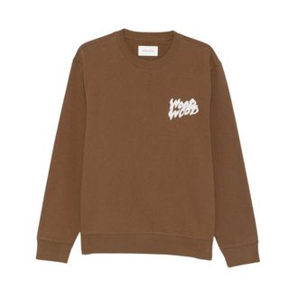 Wood Wood Sudadera Colter Cloud Cuello Redondo - Sweatshirts & Hoodies - Hombre - Marr&oacute;n - L
