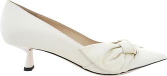 Jimmy Choo London Elinor 45 Patent Pointed-Toe Pumps, Brand Size 40 ( US Size 10 )