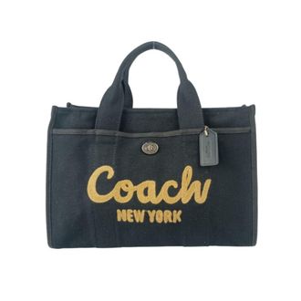Coach Brown Canvas Handbag Shoulder Bag Tote Bag (Pre-Owned)