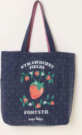 Fat Face FatFace Beatles Navy Reversible Tote Bag