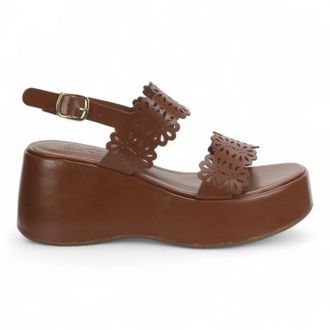 Love Rio Womens Betty Platform Wedge In Brown