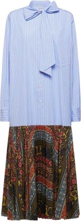 Pierre-Louis Mascia Cethom Shirt Dress - Dames - Maxi kleedjes - Veelkleurig - M - Katoen - Kleedjes