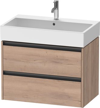 Duravit Duravit Ketho.2 B&acirc;ti-support De Lavabo Suspendu, 2 Tiroirs