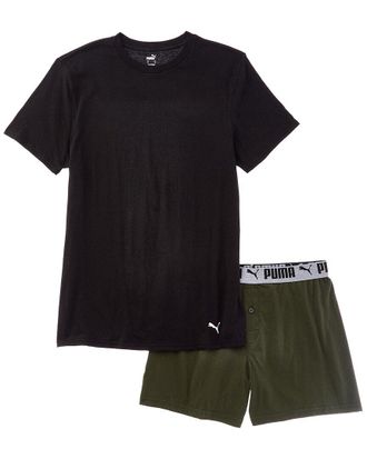 Puma Puma 2Pc Knit T-Shirt & Boxer Set