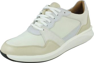 Clarks Womens Trainers - 4 UK - Clarks Un Rio Run White Combi - White Combi - 6.5 UK - D