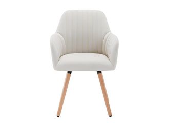 VENTE-UNIQUE.COM Silla tela crema