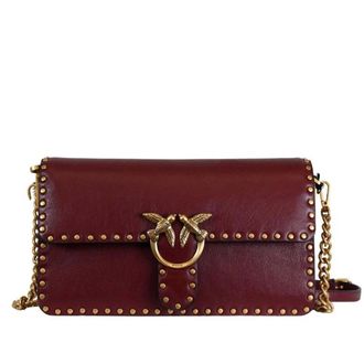 Pinko Pinko, Dames, Tassen, Rood, Maat: ONE Size Leer
