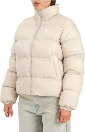 adidas Fitness, Dames, Beige, L, Leer, Piumino Jas