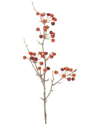 Melrose International Set Of 6 Berry Pod Spray