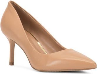 Vince Camuto Moriza Pointed Toe Pump in Sandstone at Nordstrom, Size 5.5