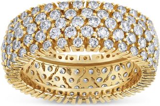 Sterling Forever Sterling Silver Yvonne CZ Stacking Ring