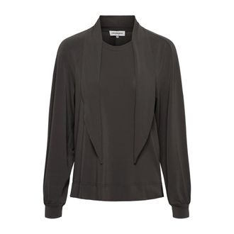 &Co Woman Tops - Dames - Tops - Grijs - Maat: 3XL Poliester