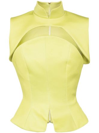 Saiid Kobeisy Corsetto con bolero rimovibile - Verde