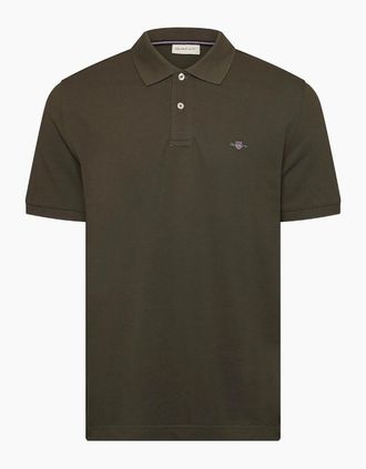 GANT Mens LG Polo Shirt - Black - Size: 36