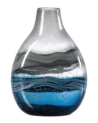 Torre & Tagus Andrea Swirl Glass Short Bulb Vase