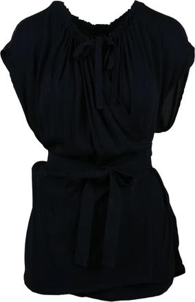 Fabiana Filippi top - Dames - Tops zonder mouwen - Blauw - M - Tops