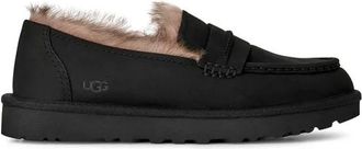 UGG Ellis Nubuck Loafer - Dames - Schoenen - Zwart - Maat: 38 EU Leer