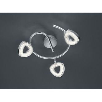 Reality Girandola Tours Foco 3 Focos Led Cromo &Oslash;25 Cm Trio Iluminaci&oacute;n