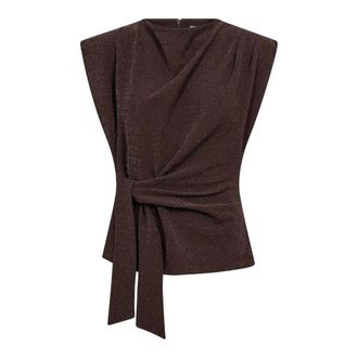 Co'Couture Tops - Tops - Mujer - Marr&oacute;n - XL
