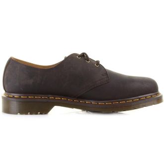 Dr. Martens 1461 3 Eyelet Leather Unisex Oxfords Shoes - Dark Brown - Size:UK 9.5