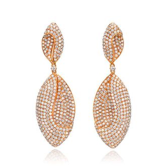Le Vian Ladies Red Carpet Earrings in 14K Strawberry Gold