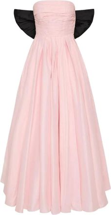 Aje bow strapless maxi dress - Pink