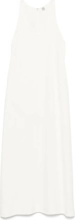 Toteme Abito lungo con scollo ampio - Bianco