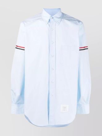 Thom Browne striped long-sleeve shirt
