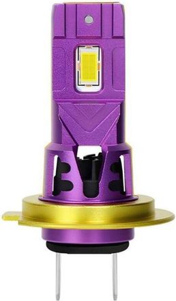 OEM Ampolla Led H4 Para Faro Automotriz 30w 12v 6000k 3500lm Ip65 Violeta