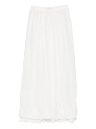 Forte_Forte Gonna Lunga Voile Co/se Ricamato