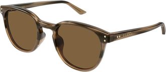 Gucci GG2134SA Asian Fit 003 Mens Sunglasses Tortoiseshell Size 54 - Free RX Lenses - Free RX Lenses