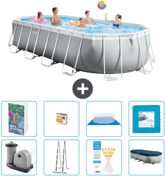 Intex Piscina Prism Frame Oval - 610x305x122 Cm - 9-piezas S570