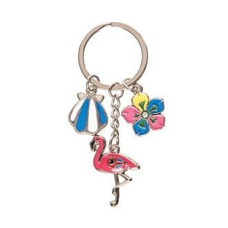 Beachcombers Flamingo Keychain in Pink at Nordstrom