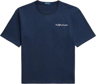 Polo Ralph Lauren T-shirt con logo ricamato - Blu