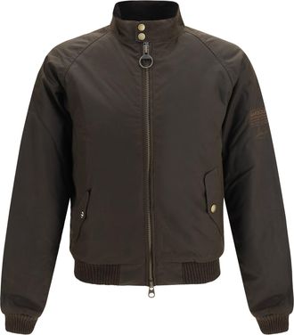 Barbour Mens Merchant Wax Jacket Olive Cotton