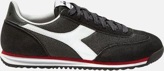 Diadora Mens Diadora Cross BLACK BELUGA BLUE Trainer - Size: 10