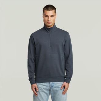 G-Star Nifous Half Zip Sweater - Donkerblauw - Heren