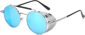 Generic Men Outdoor Commuter Sports Women Party Sunglasses(Blue)