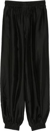 Gestuz Broeken, Dames, Zwart, XS, Polyester, Siora Balloon Broeken