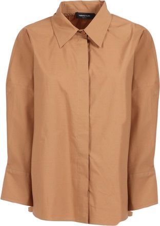 Fabiana Filippi Vimini Poplin Cropped Shirt