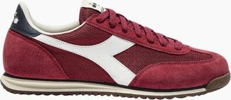 Diadora Mens Diadora Cross RHUBARB /BLUE NIGHTS Trainer - Red - Size: 8