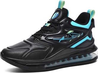 Generic Mens Oversized Basketball Shoes with Non Slip Wear-Resistant Shock-Absorbing Casual Sports Walking Shoes(Green,12.5 UK)