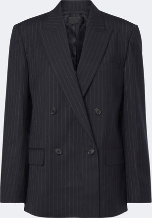 Nili Lotan Leston pinstriped wool blazer