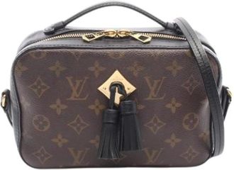 Louis Vuitton Pre-owned Cross Body Bags, female, Brown, Size: ONE SIZE Pre-owned Saintonge Shoulder Bag