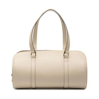 Louis Vuitton Pre-owned Handbags, female, White, Size: ONE SIZE Pre-owned Leather Handbag